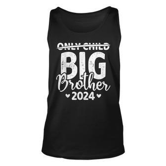 Only Child Crossed Out Big Brother 2024 Pregnancy Announce Unisex Tank Top | Mazezy