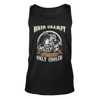 Only Cool Grampy Rides Motorcycles T Rider Gift Unisex Tank Top | Mazezy