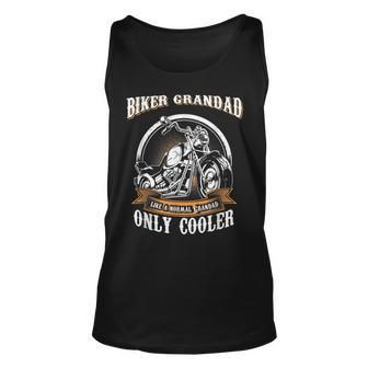 Only Cool Grandad Rides Motorcycles T Rider Gift Unisex Tank Top | Mazezy