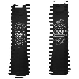 Only The Greatest Dads Get Promoted To Grumpy Grandpa Men Unisex Tank Top | Mazezy