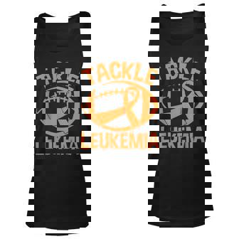 Orange Ribbon Leukemia Awareness Tackle Leukemia Tank Top - Monsterry