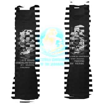 Otter 841 Surfing Otter She Steals Surfboards Otter 841 Unisex Tank Top - Thegiftio