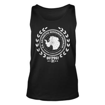 Outpost 31 Us Antarctica Research Horror Horror Tank Top | Mazezy