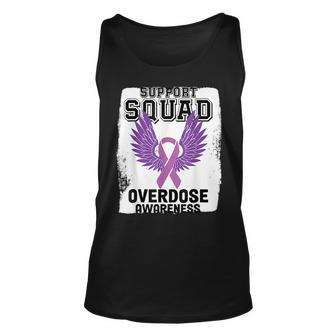 Overdose Awareness August We Wear Purple Overdose Awareness Tank Top - Seseable