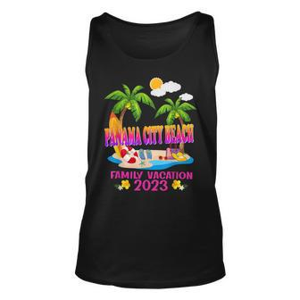 Panama Family Vacation 2023 Summer Beach Matching Tropical Unisex Tank Top | Mazezy