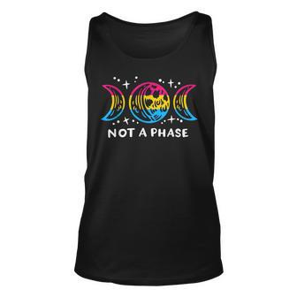 Pansexual Pride Not A Phase Lunar Moon Omnisexual Lgbt Tank Top | Mazezy