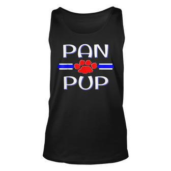Pansexual Pup Fetish Human Puppy Play Kink Pan Pride Gift Unisex Tank Top | Mazezy