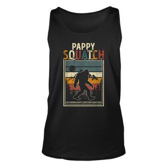 Pappy Bigfoot Funny Sasquatch Bigfoot Fathers Day Gift For Mens Gift For Women Unisex Tank Top - Thegiftio UK