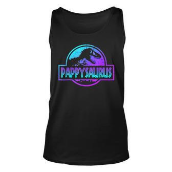 Pappysaurus Dinosaur Rex Father Day For Dad Tank Top | Mazezy