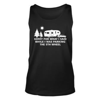 Parking The Camper 5Th Wheel Camping Rv Vacation Camping Tank Top | Mazezy