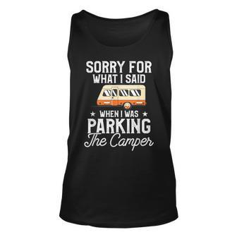 I Was Parking The Camper Camping Costume For Camper Camping Tank Top | Mazezy