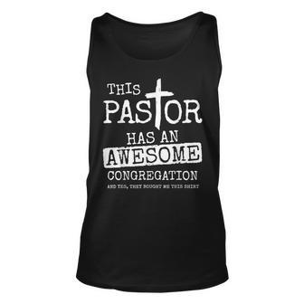 This Pastor Has An Awesome Congregation Tank Top - Monsterry
