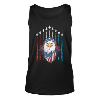 Patriotic Eagle July 4Th Of July Fourth July American Flag  Unisex Tank Top