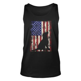 Patriotic Labrador 4Th Of July American Flag Unisex Tank Top - Monsterry AU