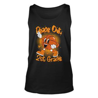 Peace Out 2Nd Second Grade Graduation Last Day Of School Kid Tank Top | Mazezy