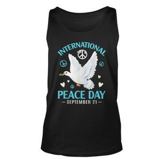 Peace Bird Celebrate International Day Of Peace September 21 Tank Top - Seseable