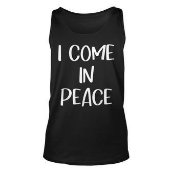 I Come In Peace I'm Peace Couple Matching Tank Top - Thegiftio UK