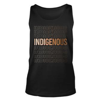 Peace Love Native Blood Native American Indigenous Black Unisex Tank Top - Seseable