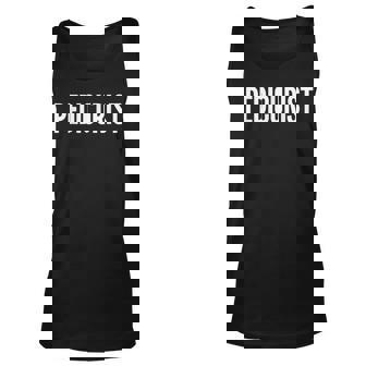 Pedicurist Job Title Work Uniform Costume Funny Unisex Tank Top | Mazezy