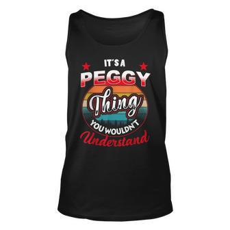 Peggy Retro Name Its A Peggy Thing Unisex Tank Top | Mazezy