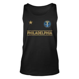 Philadelphia City Star Bell Badge er Tank Top | Mazezy