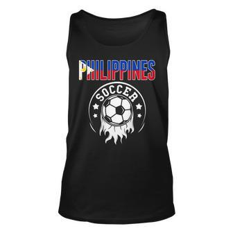 Philippines Soccer Fan Jersey Philippine Flag Football Lover Unisex Tank Top - Thegiftio UK