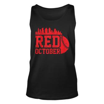 Philly Philadelphia Baseball Red October Tank Top | Mazezy
