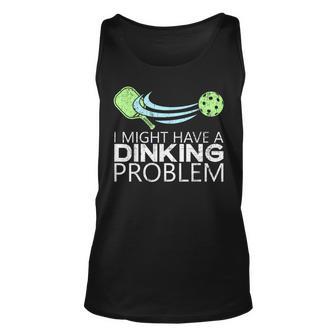 Pickleball Player Dinking Problem Pickleball Tank Top - Seseable