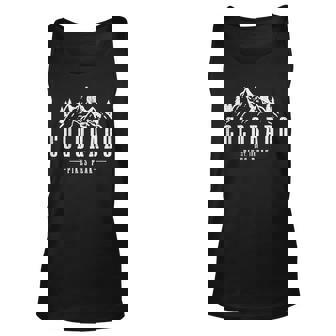 Pikes Peak Colorado Est 1806 Vintage Mountains Hiking Unisex Tank Top | Mazezy