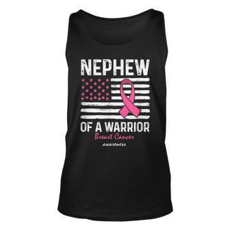 Pink Breast Cancer Nephew Of A Warrior Survivor Support Unisex Tank Top - Seseable