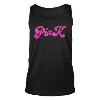 Pink Color Text For Summer 2023 Tank Top - Thegiftio UK