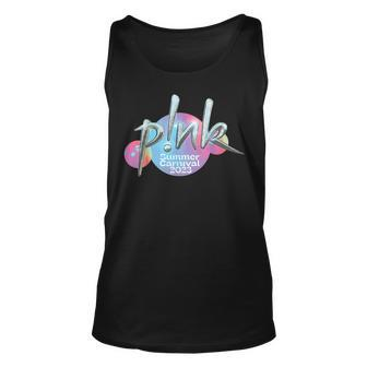 Pink Summer Carnival 2023 Summer Gifts Unisex Tank Top | Mazezy