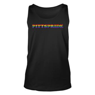 Pittsburgh Pride Crafted For The Lgbtq Community Unisex Tank Top | Mazezy