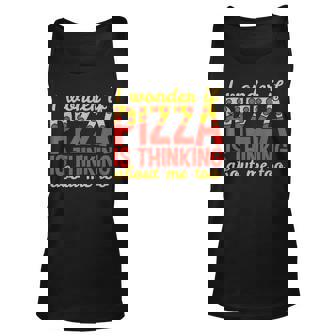Pizza Italian Restaurant Baker Foodie Gift Unisex Tank Top | Mazezy
