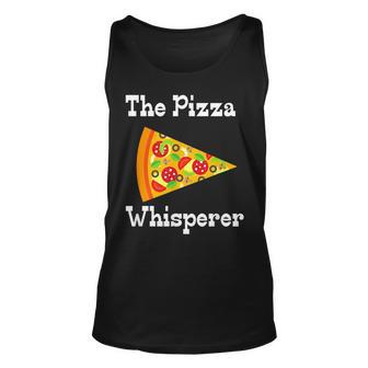 Pizza Whisperer Parody Food Pizza Lover Cartoon Pizza Tank Top | Mazezy