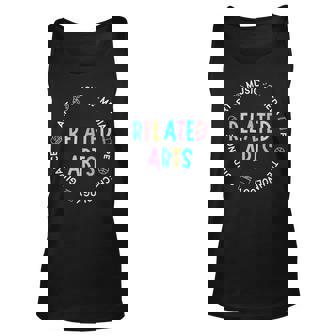Pkes Related Arts Circle Design Unisex Tank Top - Thegiftio