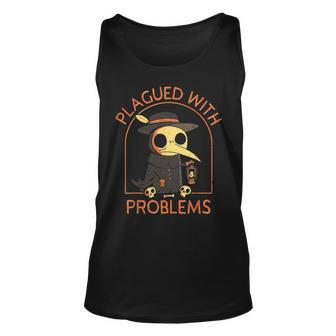 Plagued With Problems Plague Doctor Tank Top - Seseable
