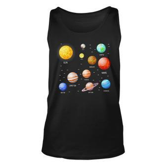 Planets Solar System Science Astronomy Space Lovers Astronomy Tank Top | Mazezy