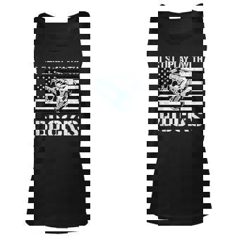 I Still Play With Blocks American Flag Car Auto Mechanic Tank Top | Mazezy