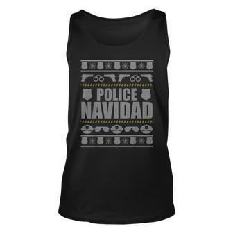 Police Navidad Cop Ugly Christmas Sweater Tank Top - Monsterry CA
