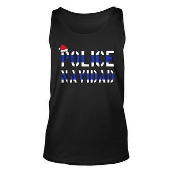 Police Navidad Police Officer Ugly Christmas Sweater Tank Top - Monsterry