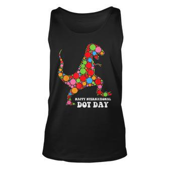 Polka Dot Day T Rex Dinosaur Lover International Dot Day Tank Top | Mazezy AU