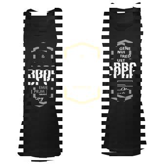 Poppop Grandpa Gift Genuine Trusted Poppop Quality Unisex Tank Top - Seseable