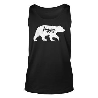 Poppy Grandpa Gifts Poppy Bear Unisex Tank Top | Mazezy