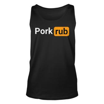 Pork Rub Funny Bbq Barbecue Grilling Unisex Tank Top | Mazezy