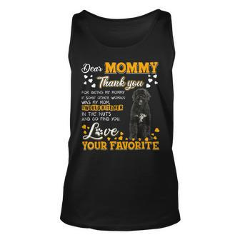 Portuguese Water Dog Dear Mommy Thank You For Being My Mommy Unisex Tank Top - Monsterry UK
