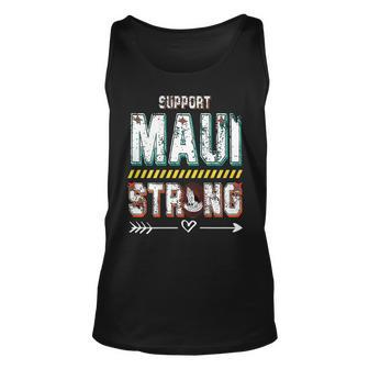 Pray For Maui Hawaii Strong On Back Tank Top - Seseable