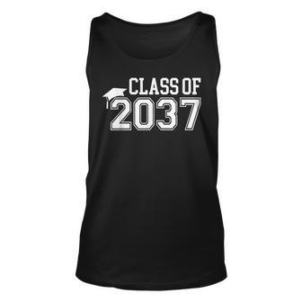 Pre-K Class Of 2037 First Day School Grow With Me Graduation Tank Top | Mazezy