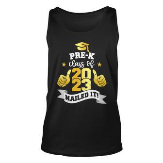Pre-K Class Of 2023 Nailed It Toddler Kids Graduation Unisex Tank Top | Mazezy