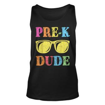 Pre-K Dude Back To School First Day Of Preschool Tank Top - Seseable